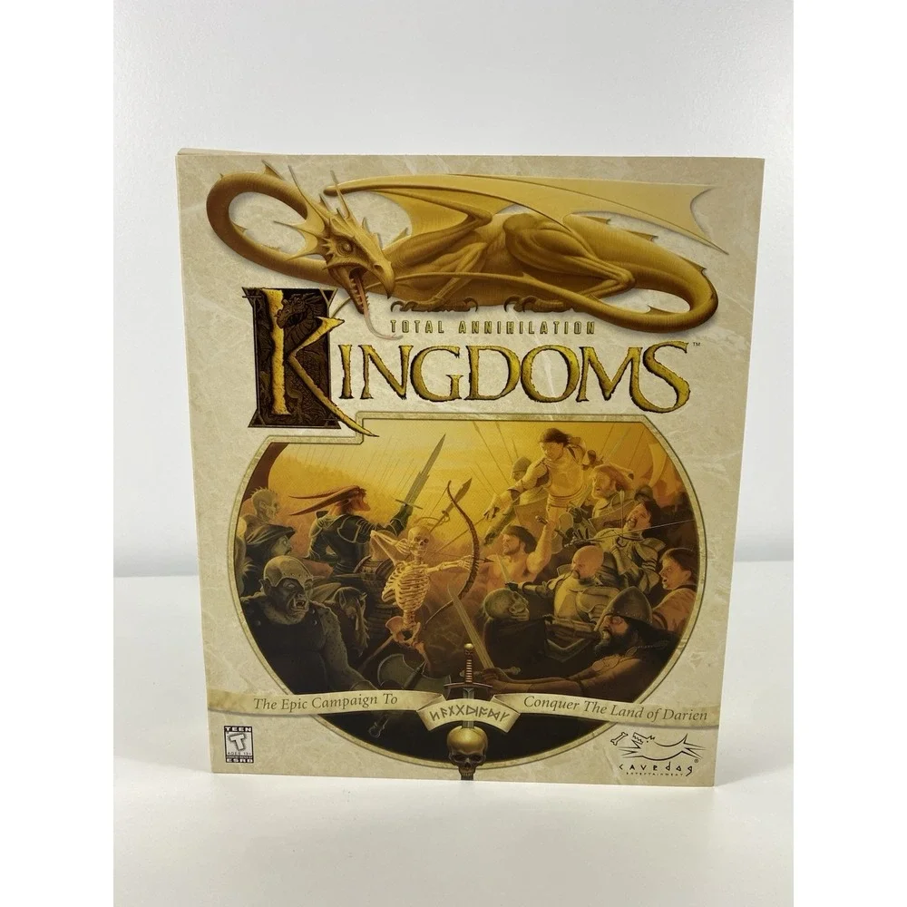 Total Annihilation Kingdoms Big Box PC Game 1999 CIB